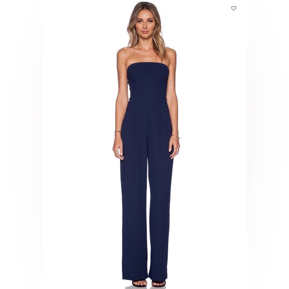 Sam Edelman Strapless Wide-leg Jumpsuit